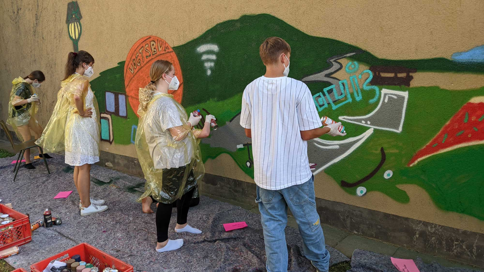 Featured image for “Jugend­hea­ring in Vogts­burg am Kai­ser­stuhl — Ideen­samm­lung und Graf­fi­ti für die Vogts­bur­ger Zukunft”